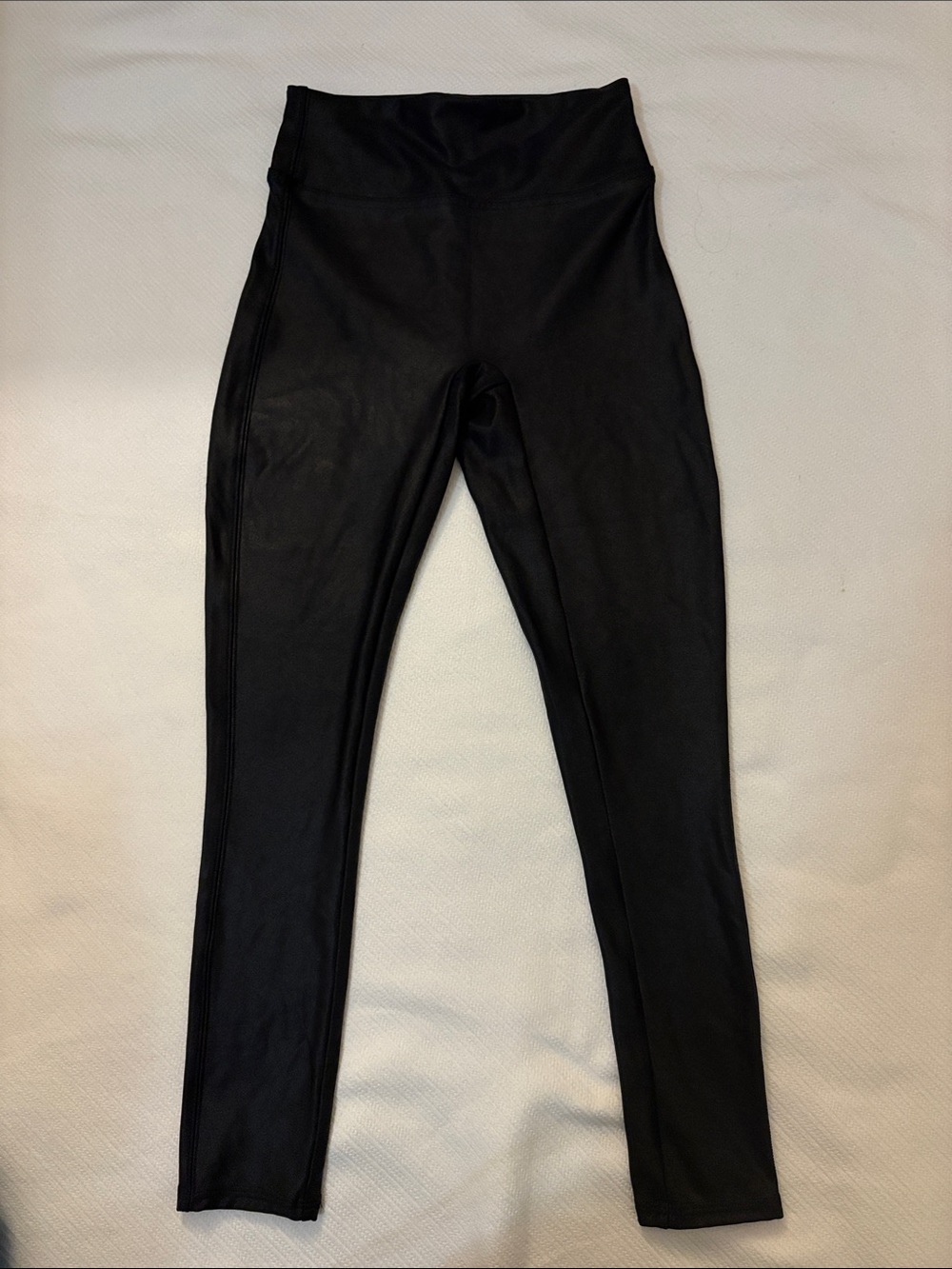 SPANX faux leather leggings - girls size 7/8